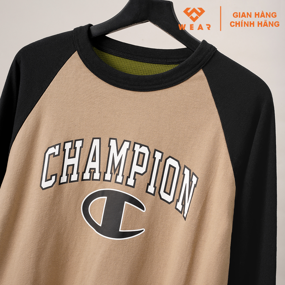 Áo Champion JP Long Sleeve T-Shirt - Beige - C3U411BEI