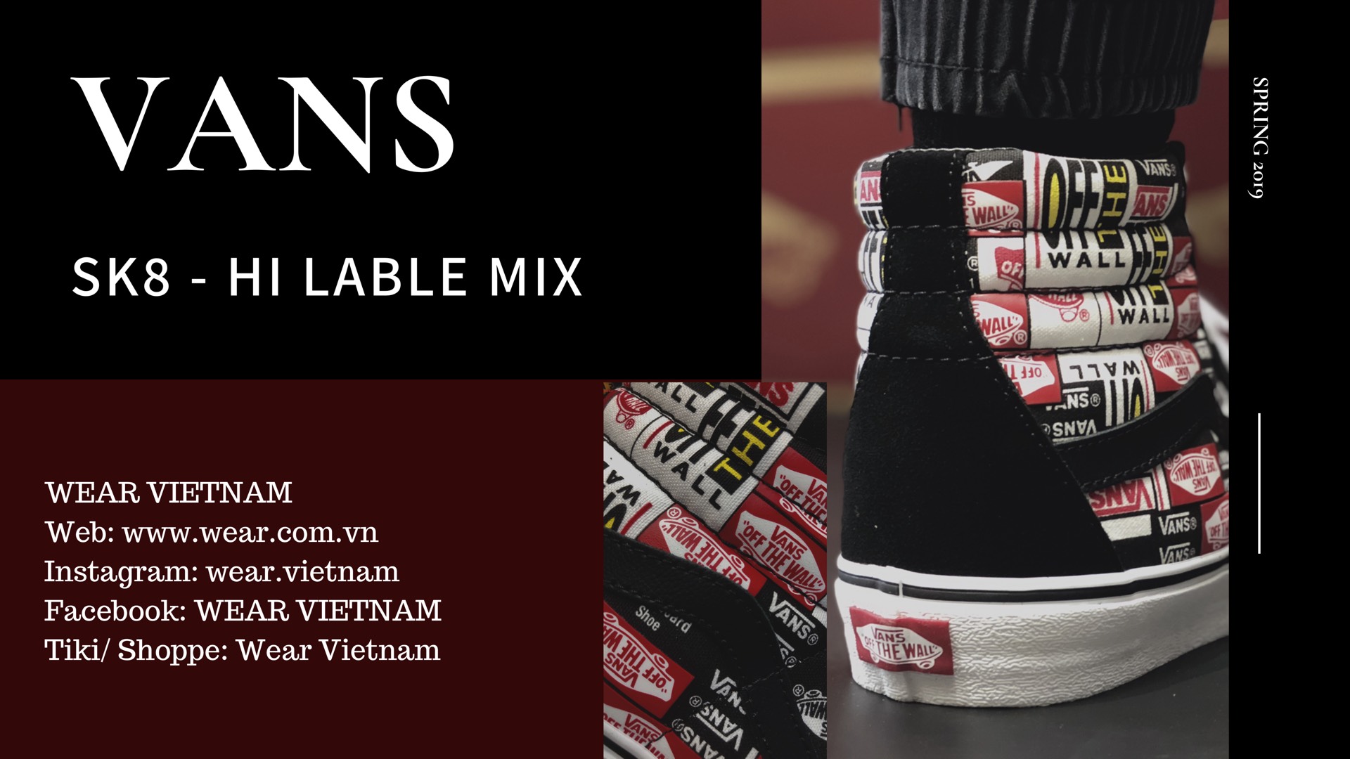 Giày Vans Sk8 - Hi Label Mix - VN0A4BV6V9A 