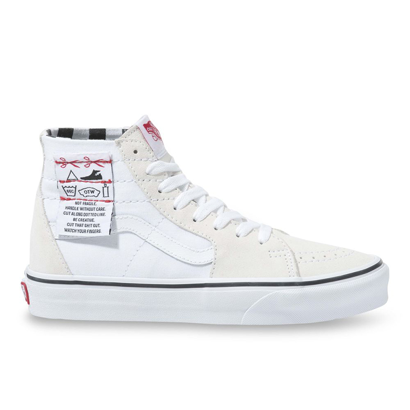 Giày Vans Sk8-Hi DIY Tapered White - VN0A4U1624F