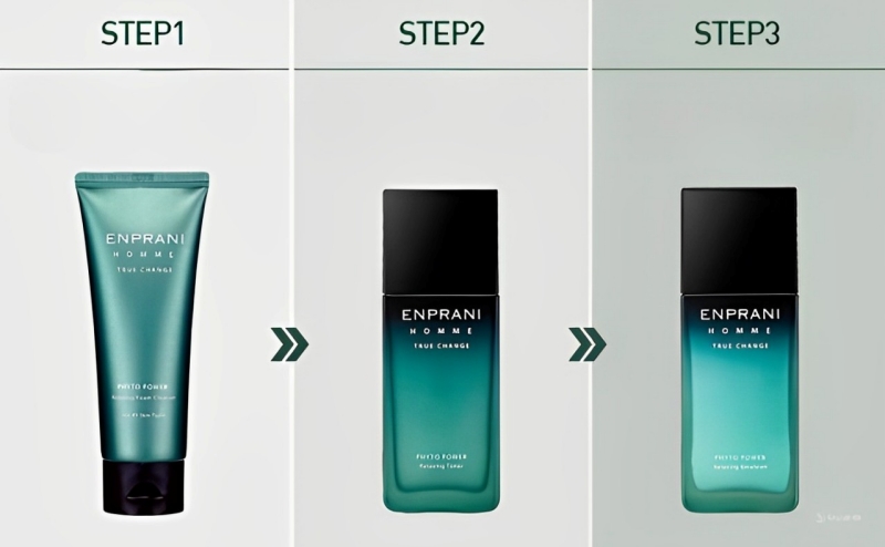 Bộ 3 Sản Phẩm Enprani Homme Phyto Power
