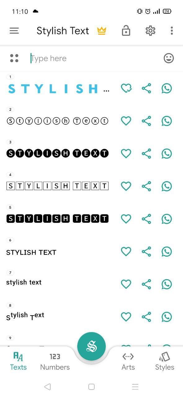 stylish text