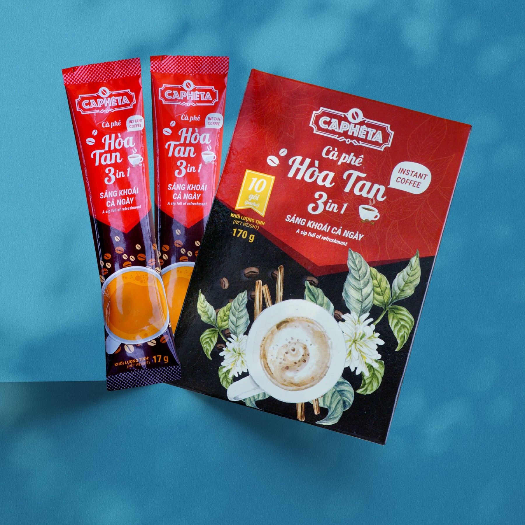 Hòa tan 3in1 (Đỏ - 10)
