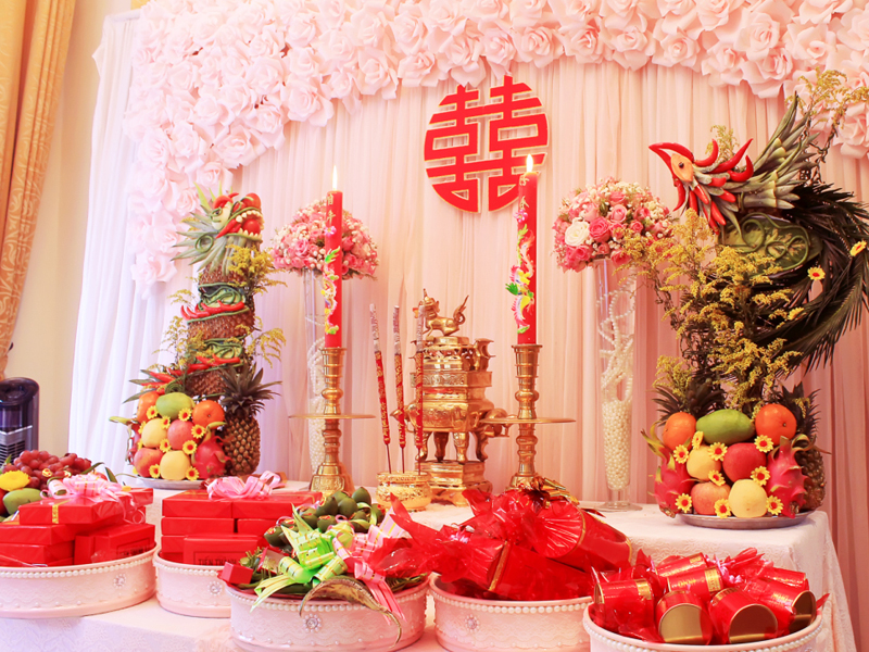 Chữ Hỷ, câu đối đỏ