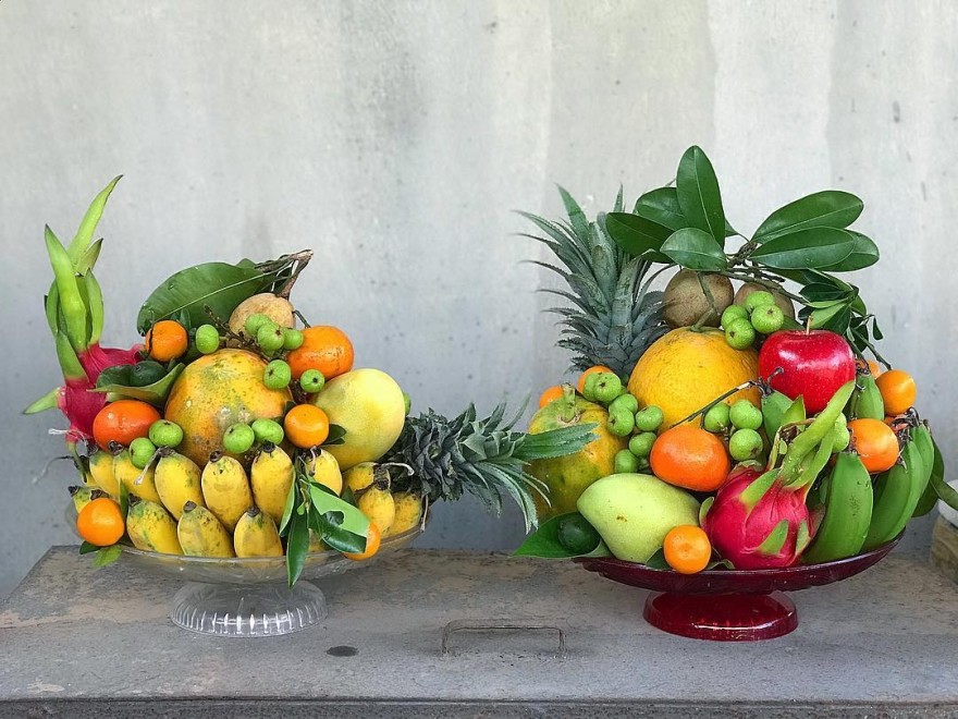 Lưu  ý về cách bày mâm ngũ quả ngày tết ở miền Bắc 