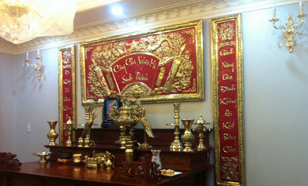 Một số lưu ý về cách treo hoành phi câu đối đúng với phong thủy: