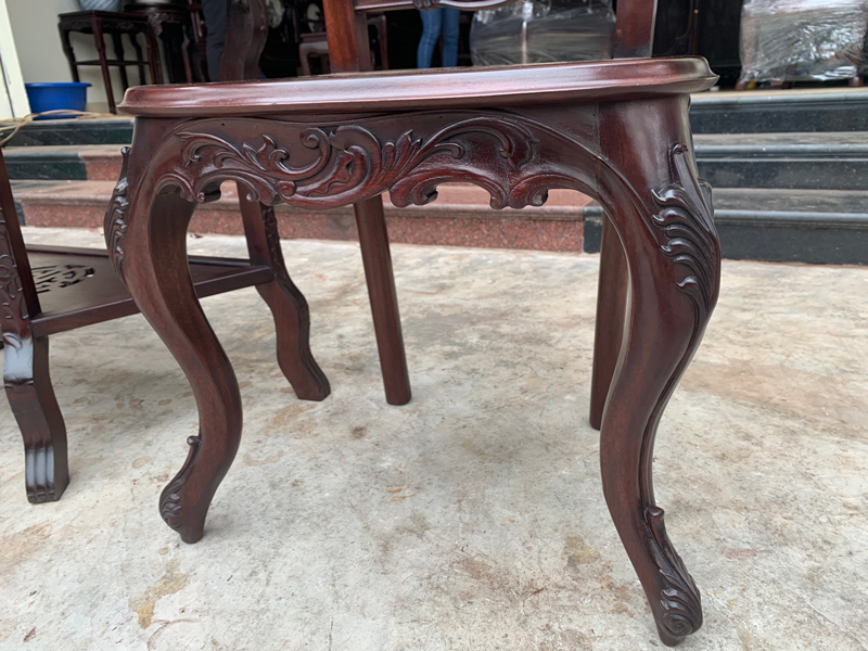 bộ bàn ăn gỗ gụ 4 ghế