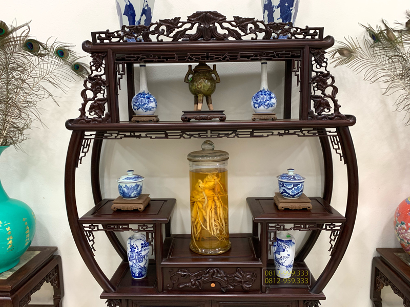tủ bình phong gỗ gụ