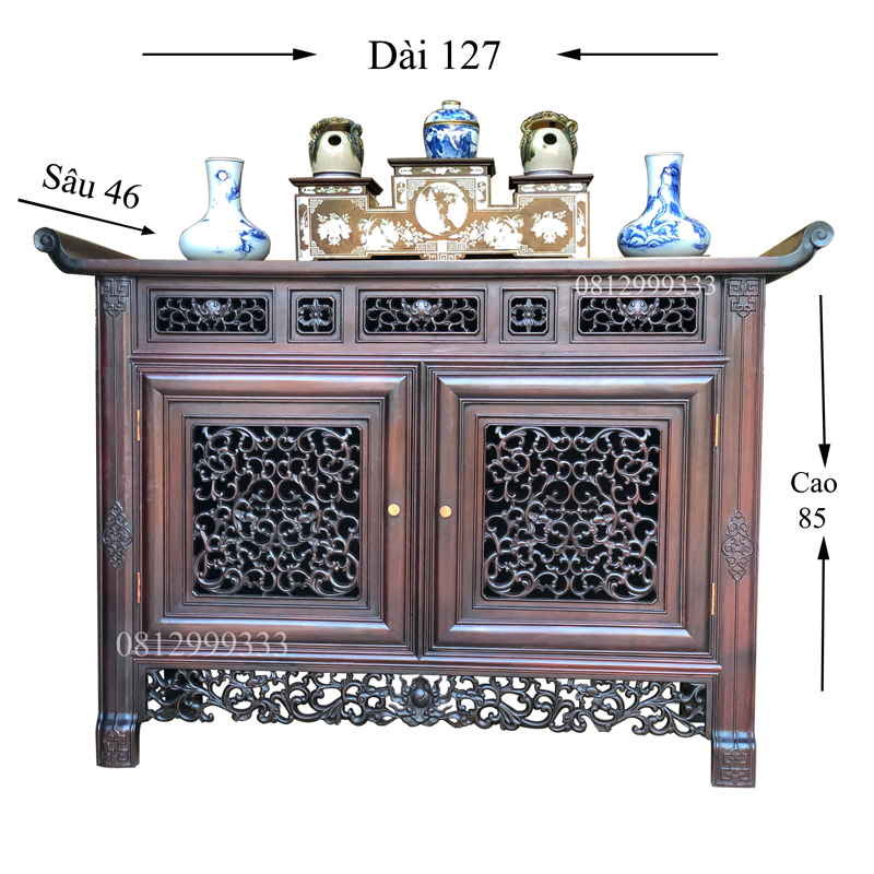 tủ bày đồ huế lối xưa