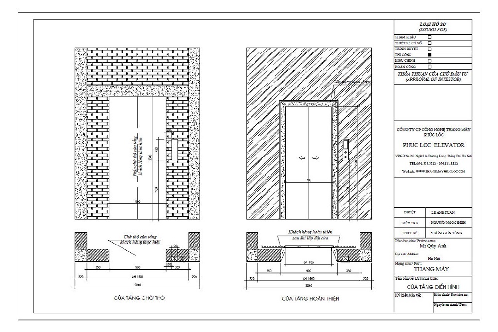 3 bước xây dựng hố thang máy đúng kỹ thuật