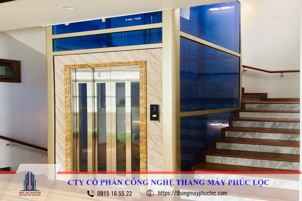 THANG MÁY NHẬP KHẨU KHUNG NHÔM HỢP KIM