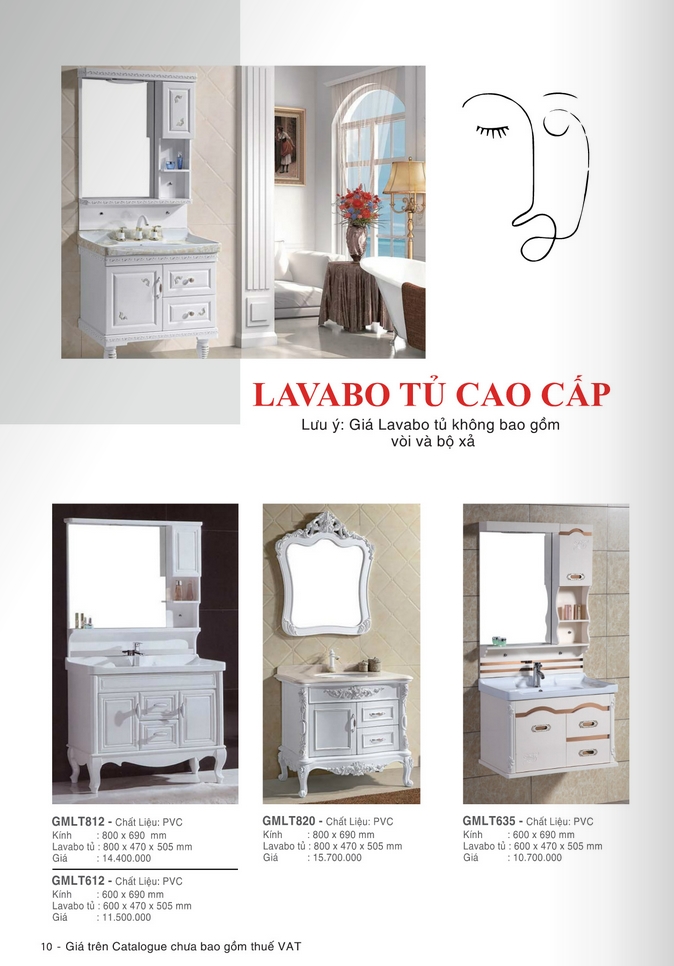 lavabo tủ cao cấp Gama trang 2