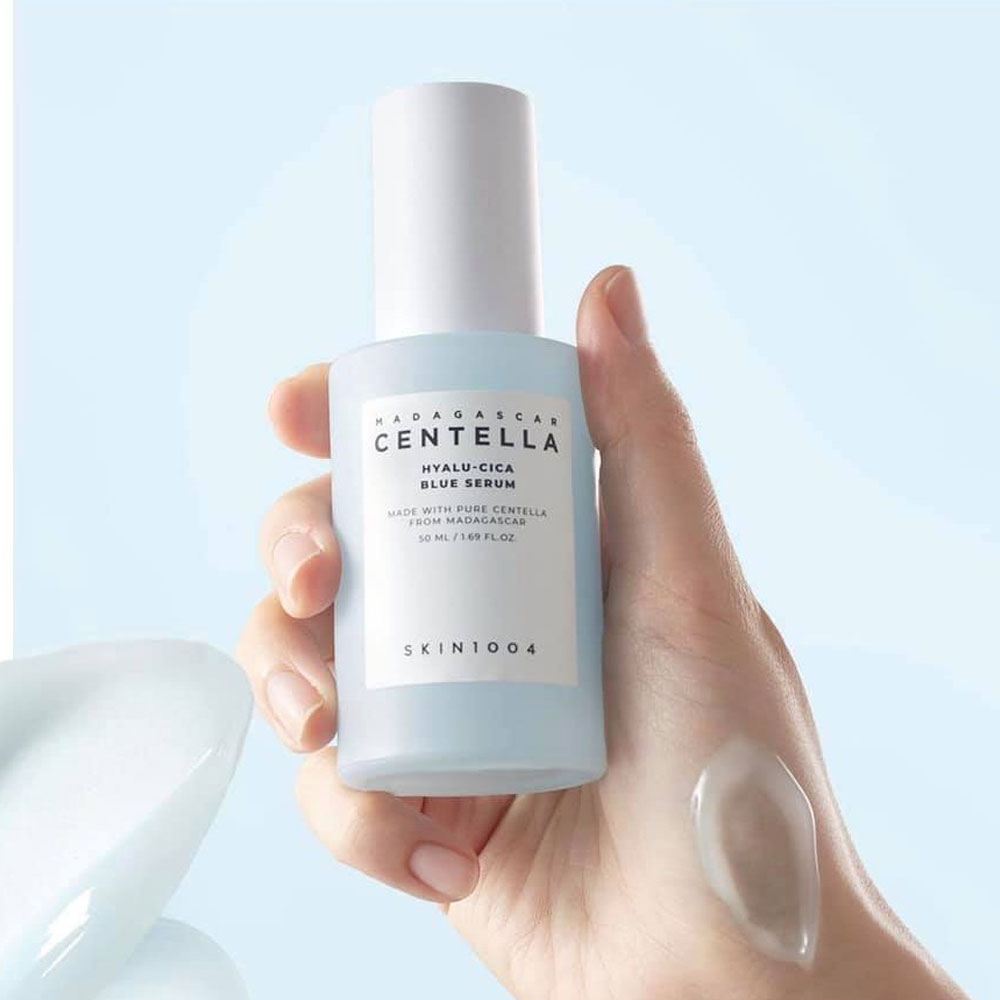 Tinh chất cấp ẩm Skin1004 Madagascar Centella Hyalu-cica Blue Serum Kissme Cosmetics
