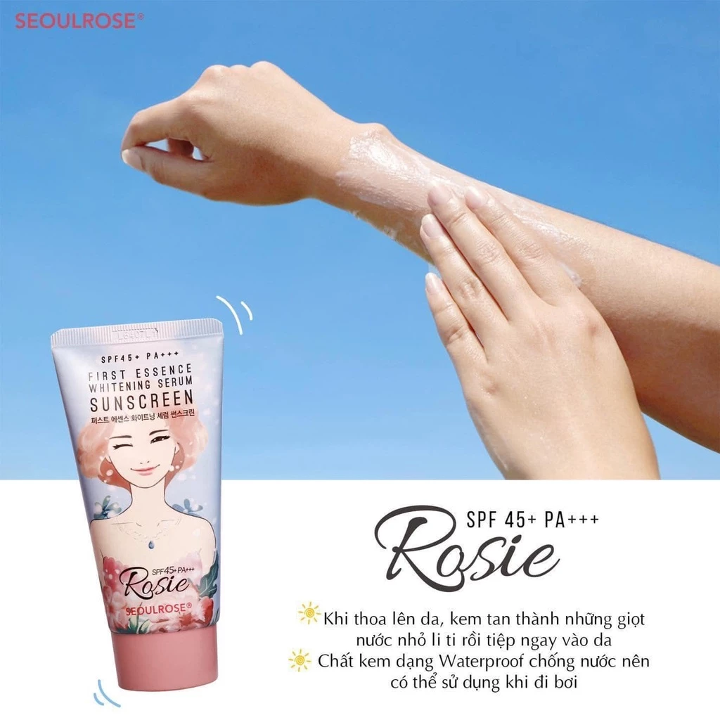 kem-chong-nang-da-kho-rosie-first-essence-whitening