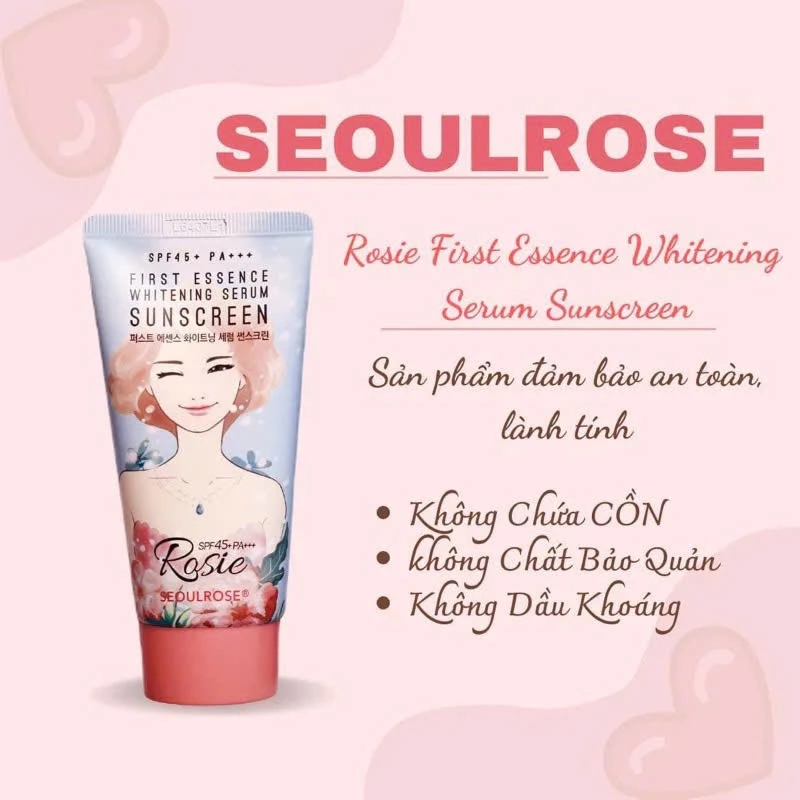 kem-chong-nang-da-kho-rosie-first-essence-whitening