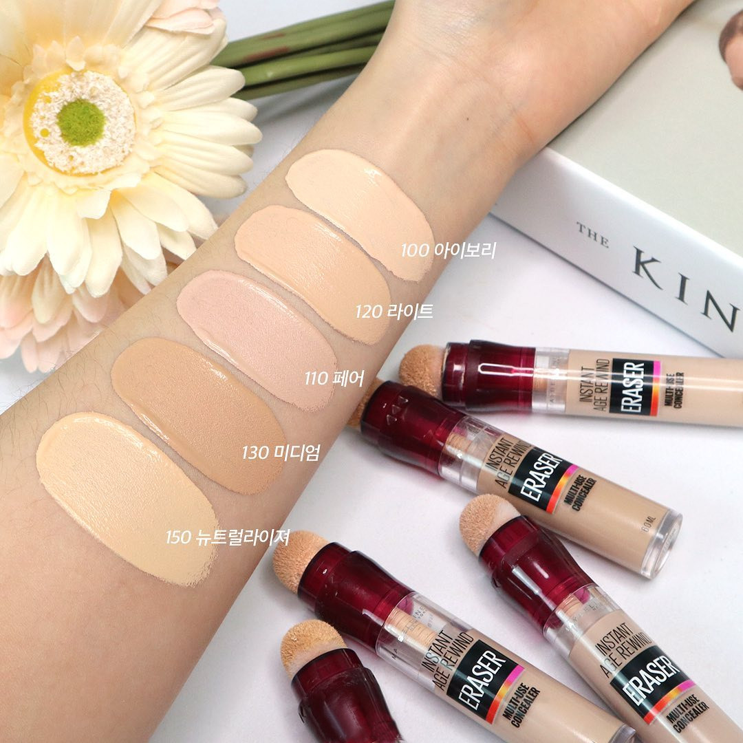 Bút Che Khuyết Điểm Maybelline Instant Age Rewind Eraser Multi-Use Concealer SPF 30 Kissme Cosmetics