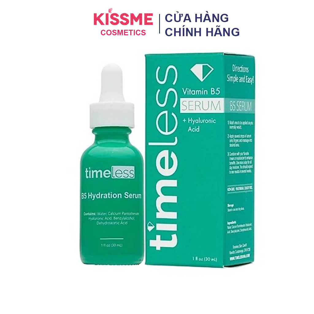 Serum Timeless Vitamin B5 Hydration Cấp ẩm & Phục Hồi Da 30ml