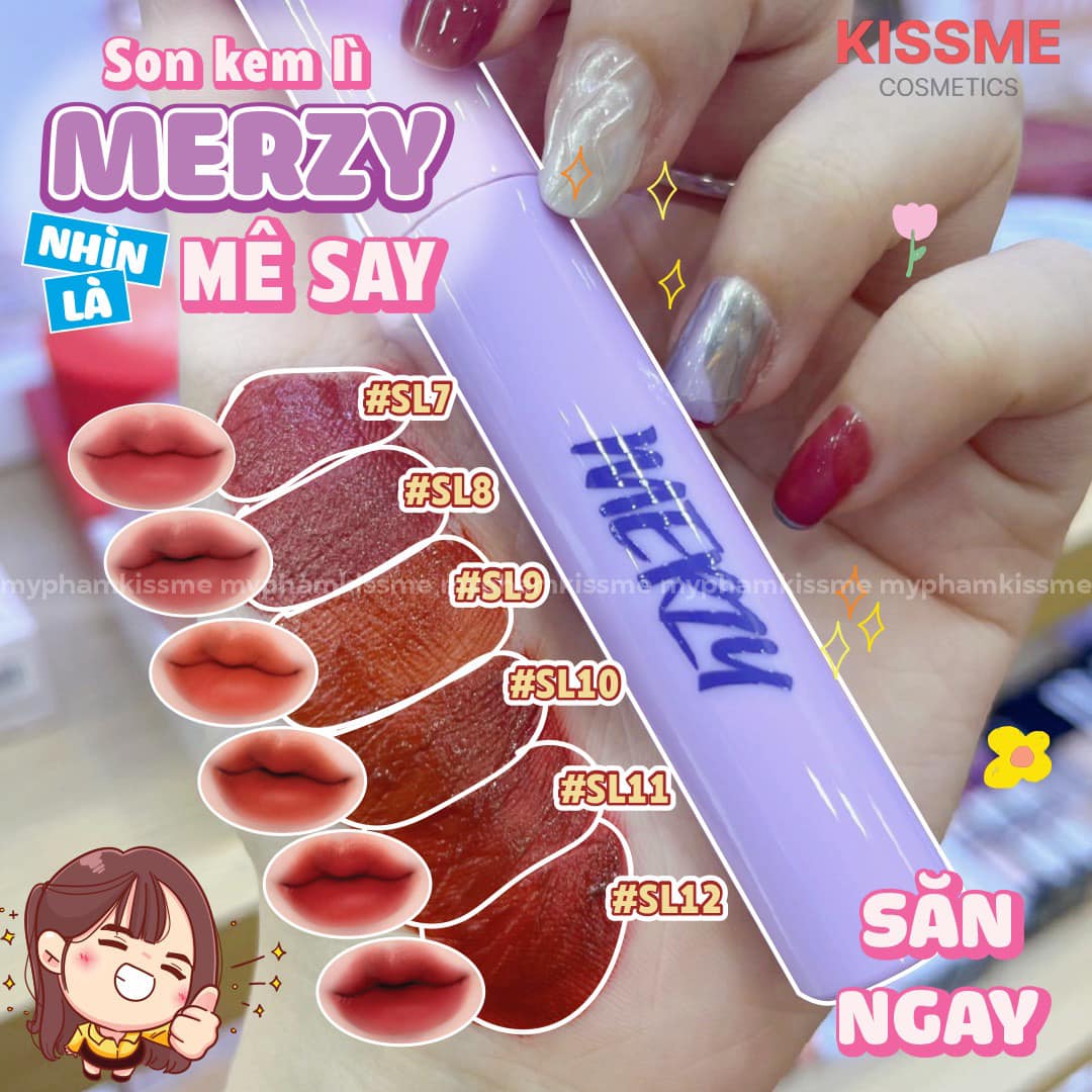 Son Kem Lì Merzy Soft Touch Lip Tint