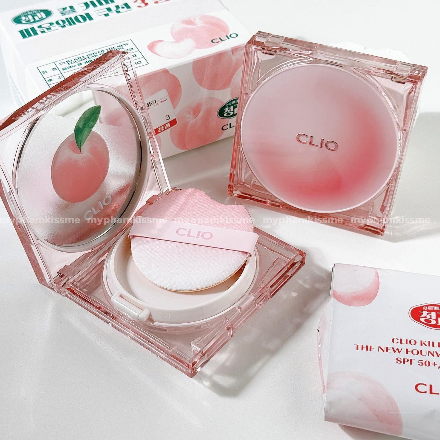 Phấn Nước Clio Peach Kill Cover The New Founwear Cushion