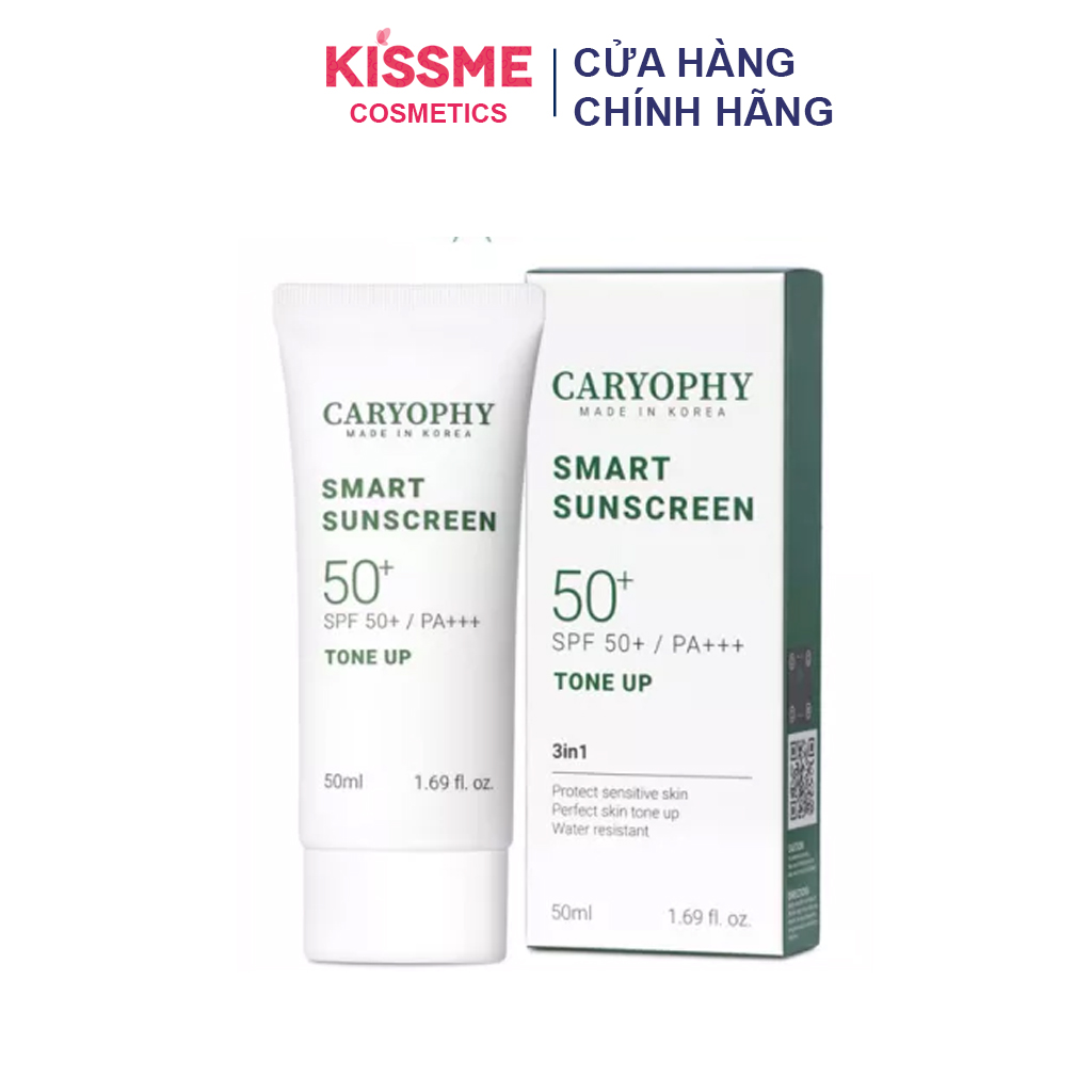 Kem Chống Nắng Thông Minh Caryophy Smart Sunscreen Tone Up SPF50+ PA​+++ 50ml