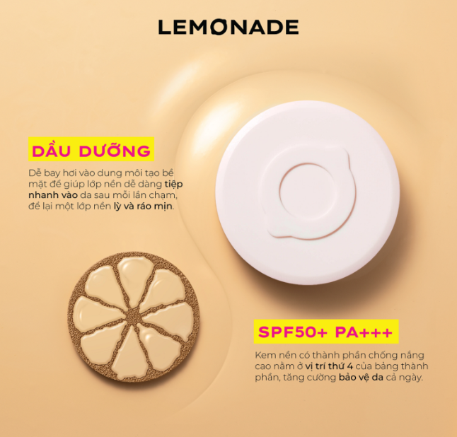 Phấn Nước Kiềm Dầu, Che Phủ Tốt Lemonade Supper Matte Cushion SPF50+/PA+++