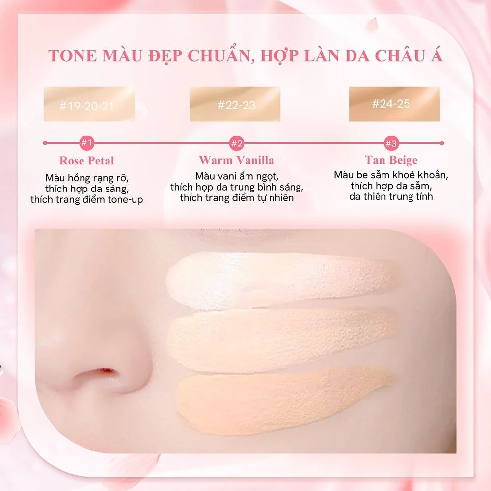 Ph n n c che ph t t Aperire Day Dream Cover Cushion SPF50 PA Kissme Cosmetics