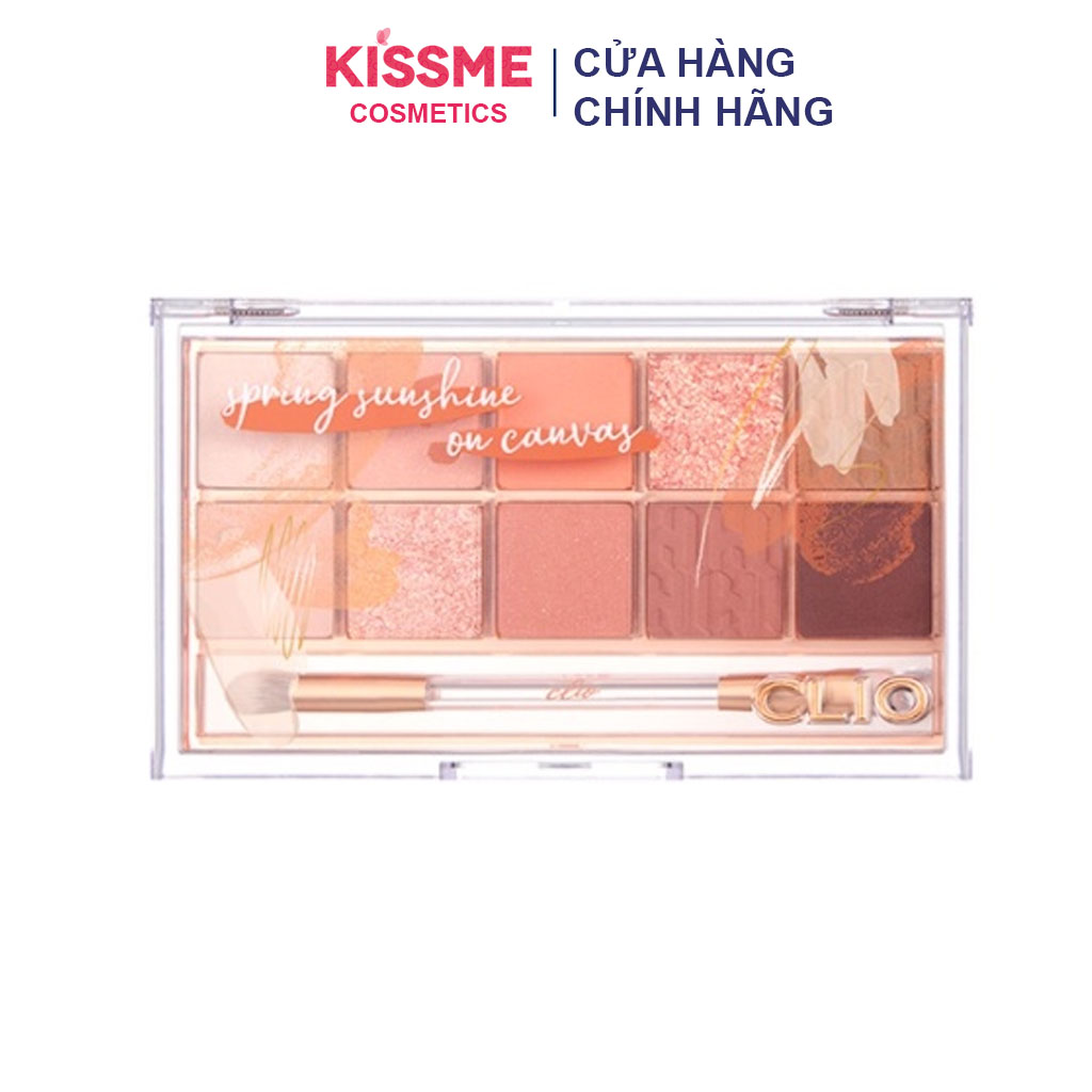 Phấn mắt Clio Pro Eye Palette 15 Spring Sunshine On Canvas.