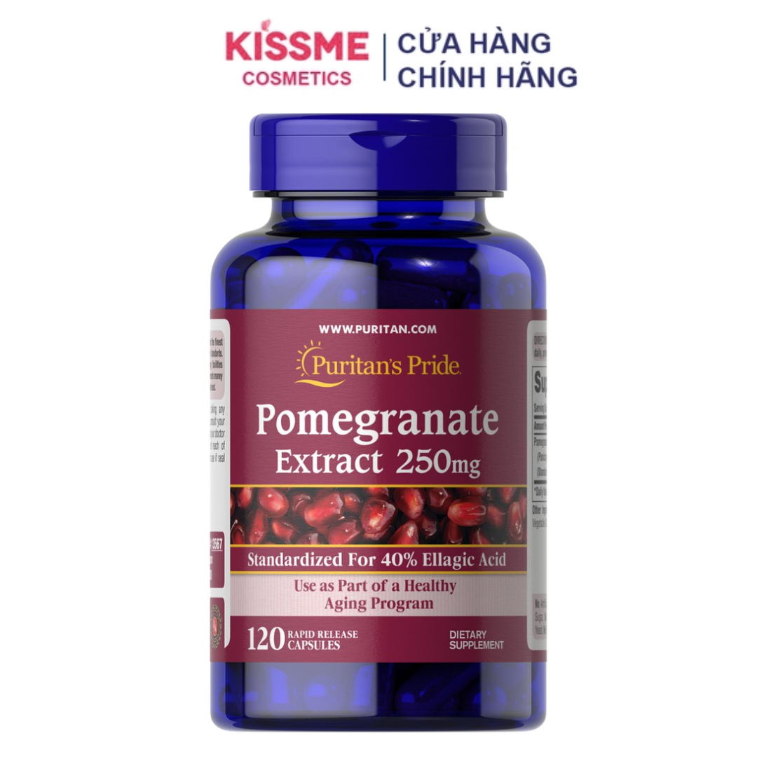 Viên Uống Tinh Chất Lựu Sáng Da Puritan’s Pride Pomegranate Extract