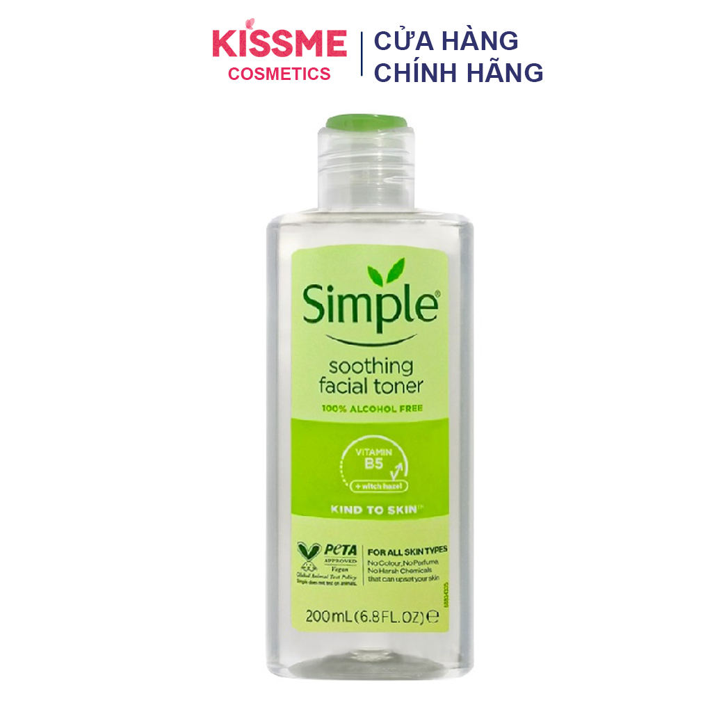 Toner làm dịu da Simple Kind To Skin Soothing Facial Toner