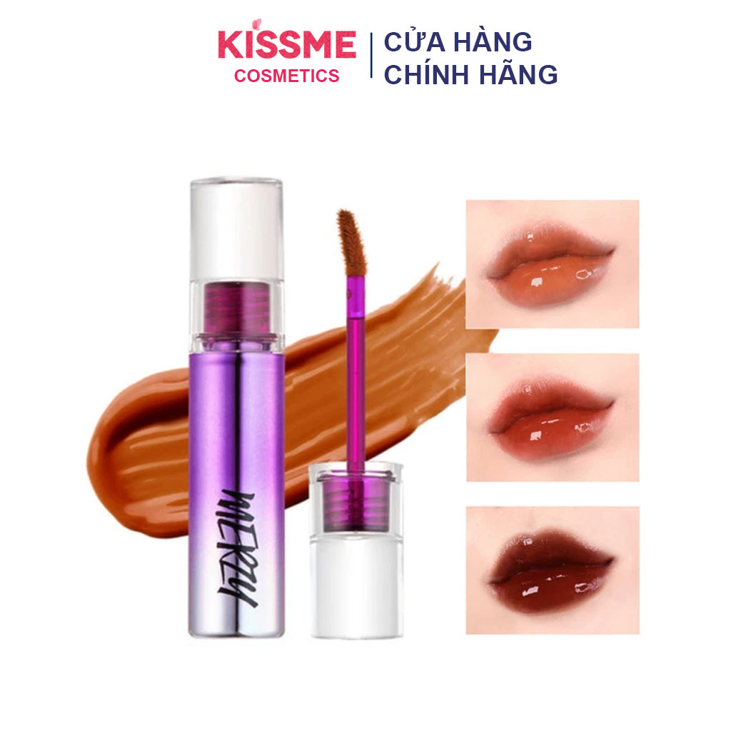 Son tint bóng siêu lì cho đôi môi căng mọng Merzy Aurora Dewy Tint