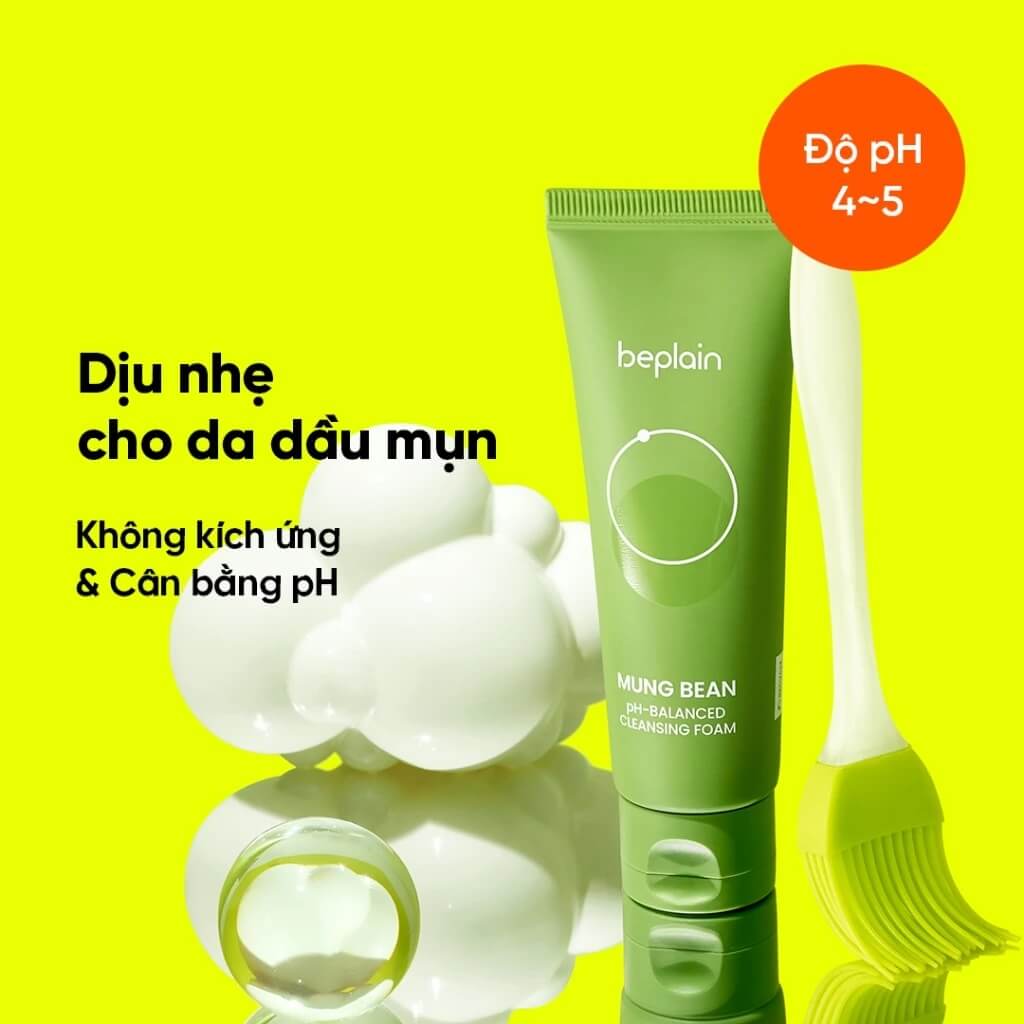 Sữa rửa mặt Beplain Mung Bean 
