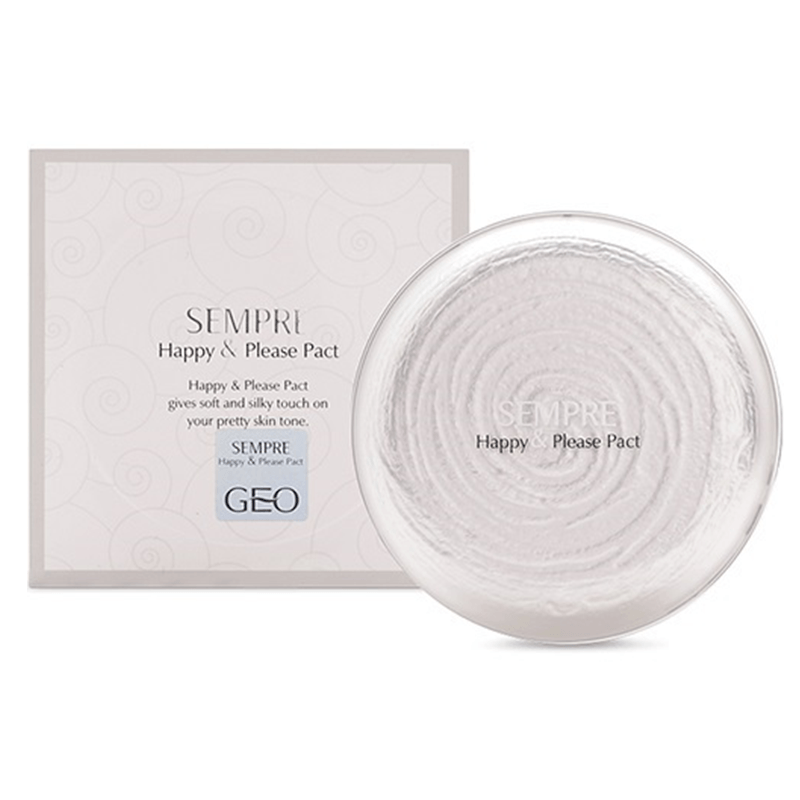 Phấn Phủ Siêu Mịn Geo Sempre Happy & Please Pact