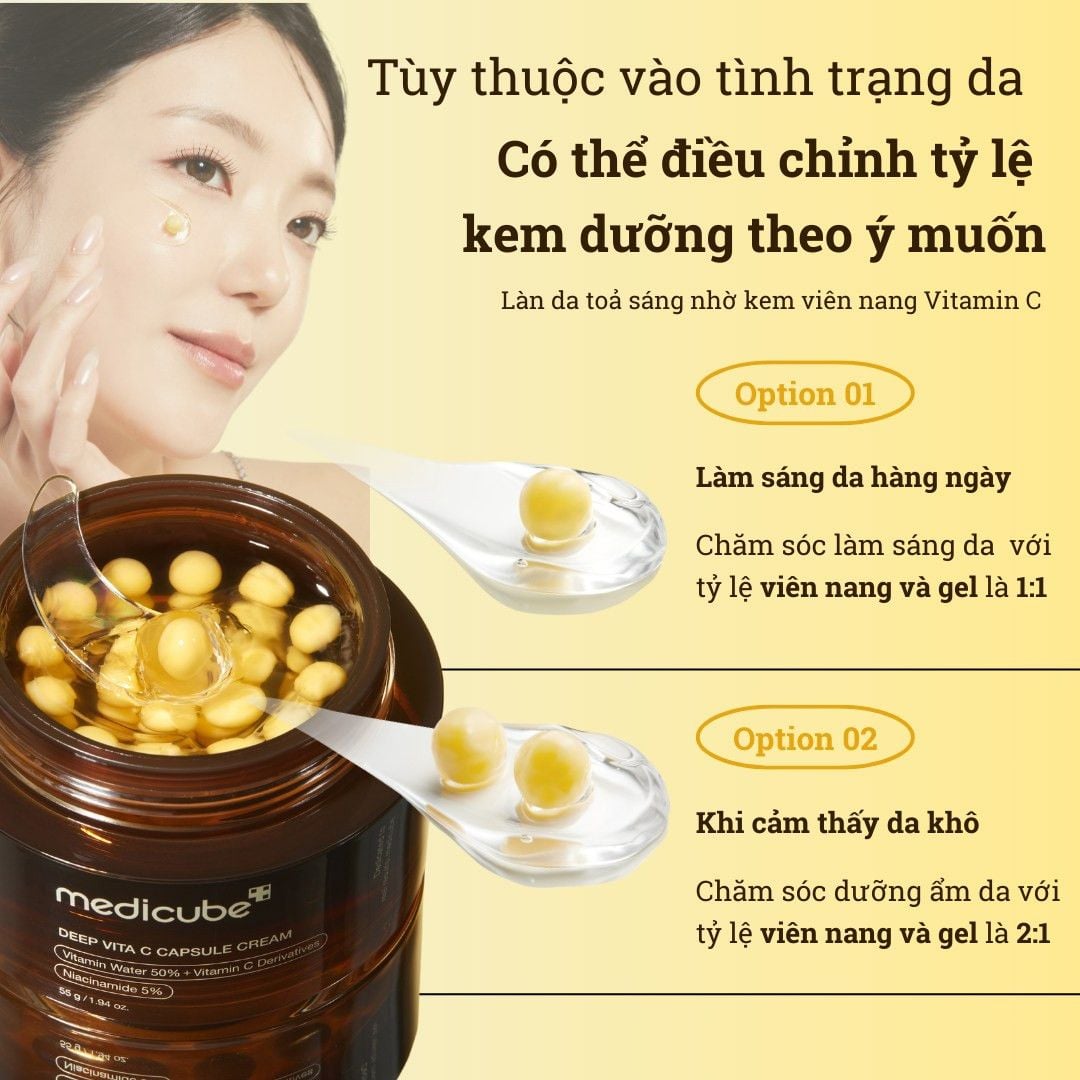 Hướng Dẫn Sử Dụng Kem dưỡng Medicube đen Deep Vita C
