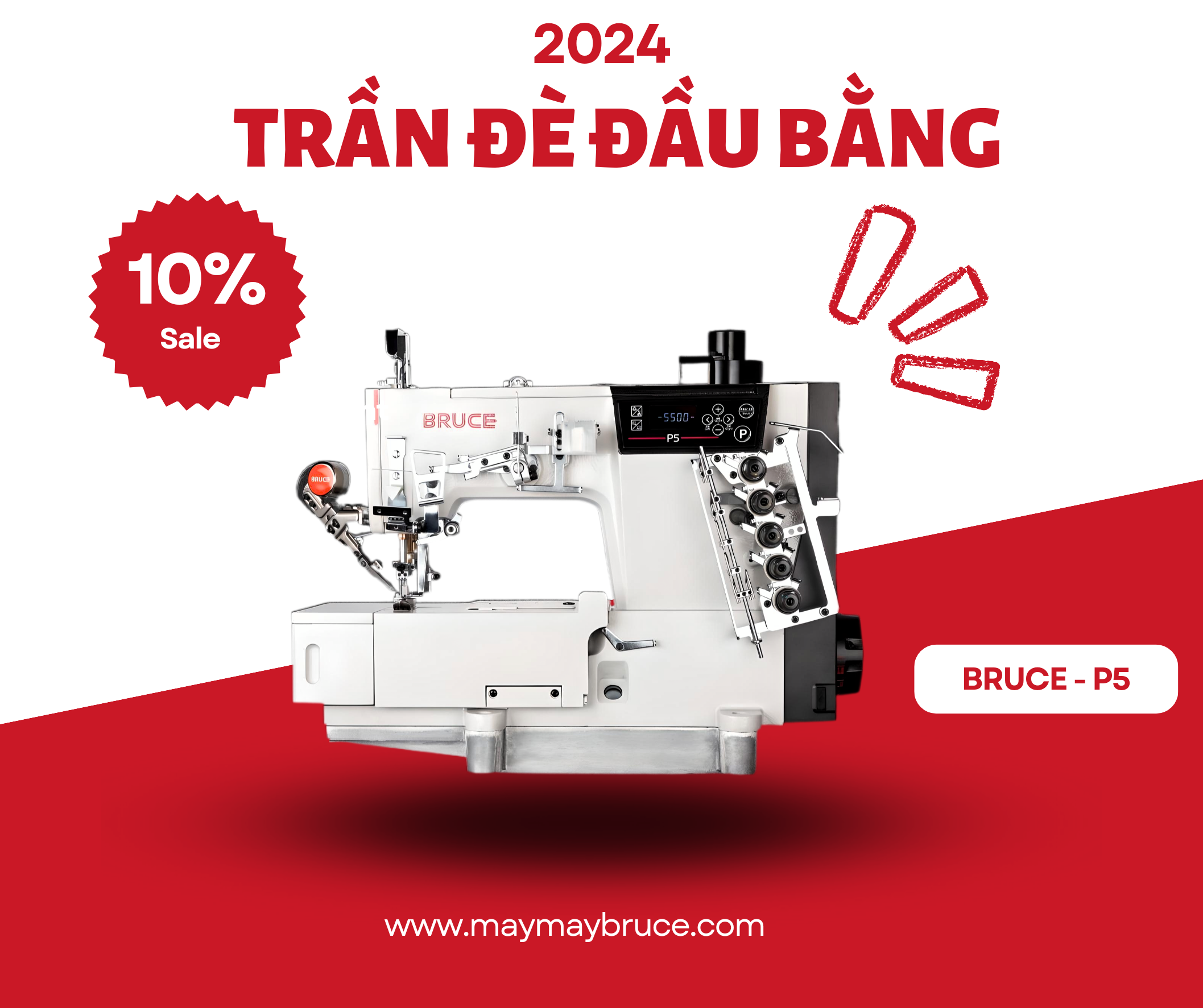 TRẦN ĐÈ ĐẦU BẰNG TỰ ĐỘNG HÓA BRUCE P5 CÔNG NGHỆ MỚI