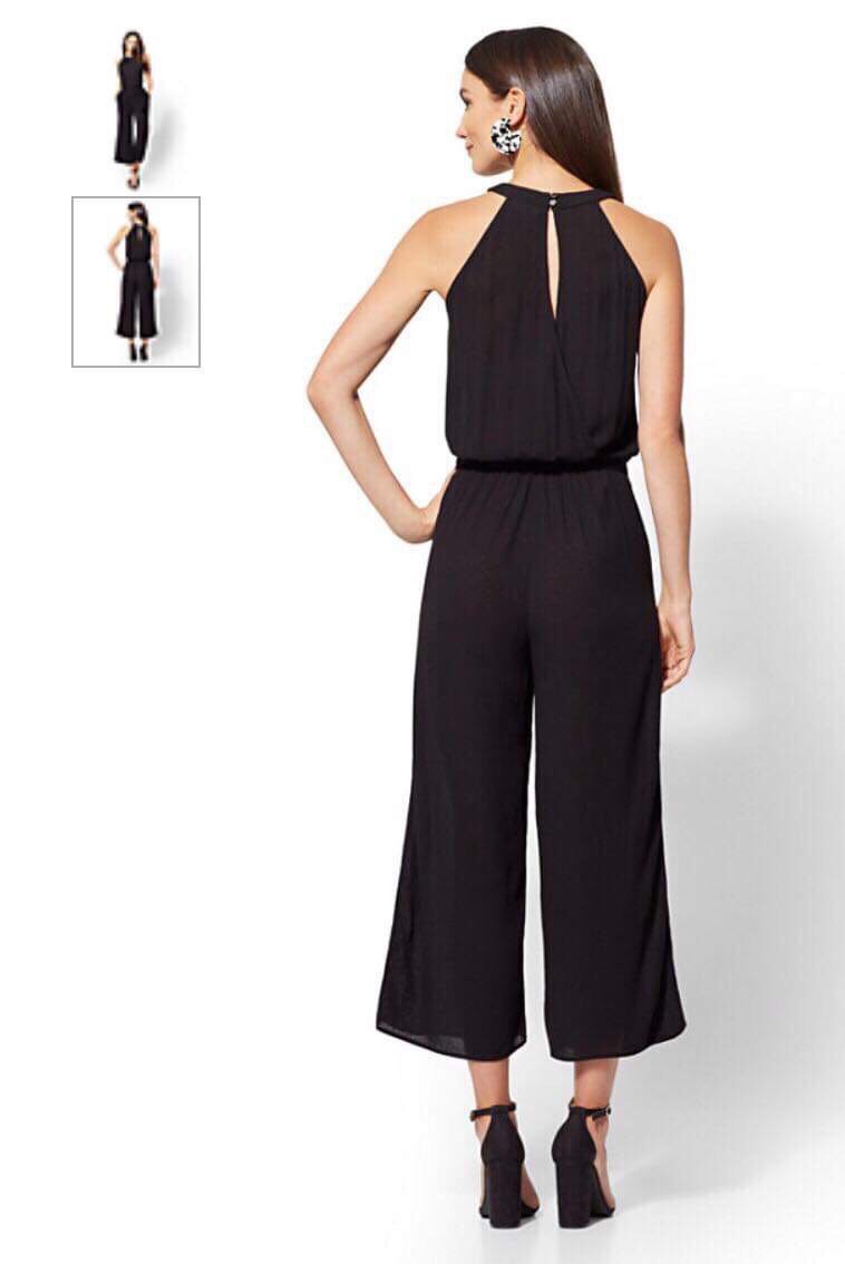 Jumpsuit cổ yếm NewYork &Company