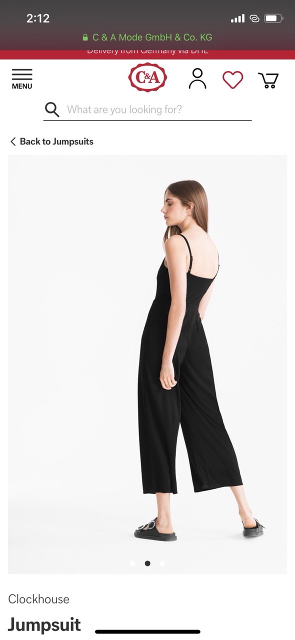 Jumpsuit 2 dây Clokhouse 2 màu