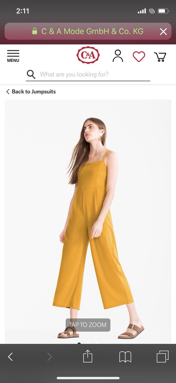 Jumpsuit 2 dây Clokhouse 2 màu