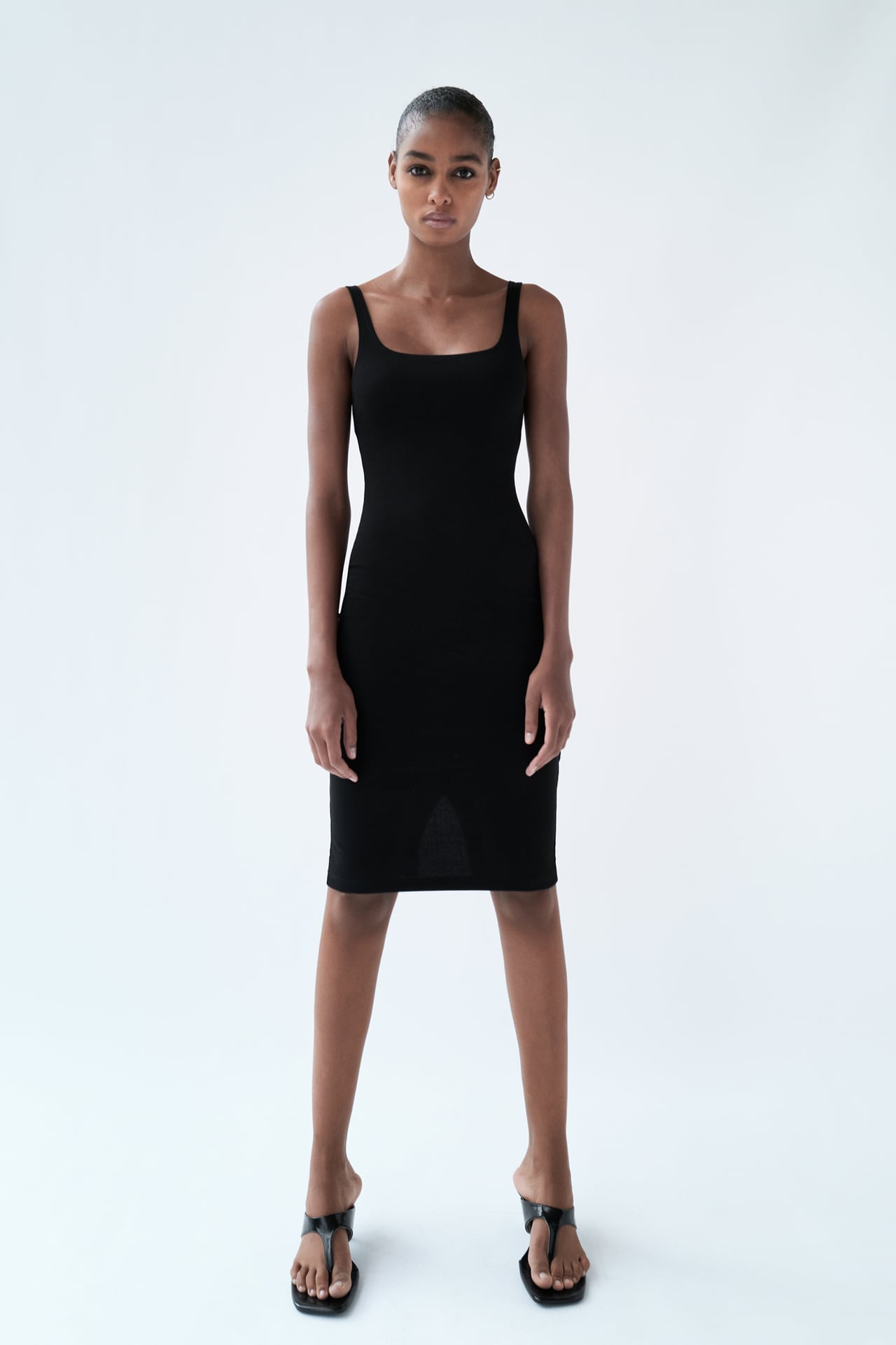 Đầm ôm body công sở cổ đan tông KK161-39 | Thời trang công sở K&K Fashion