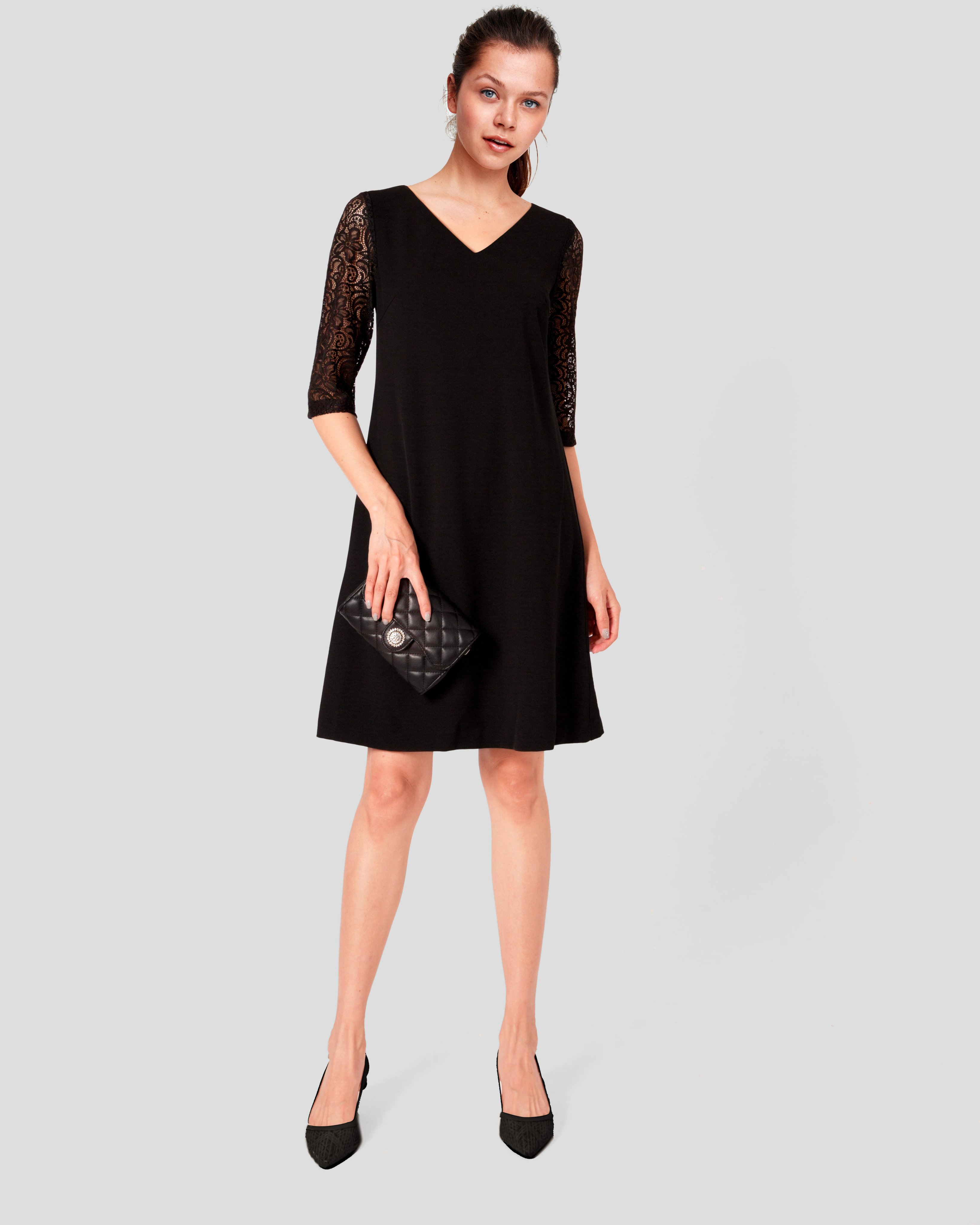 Đầm suông tay ren Topshop