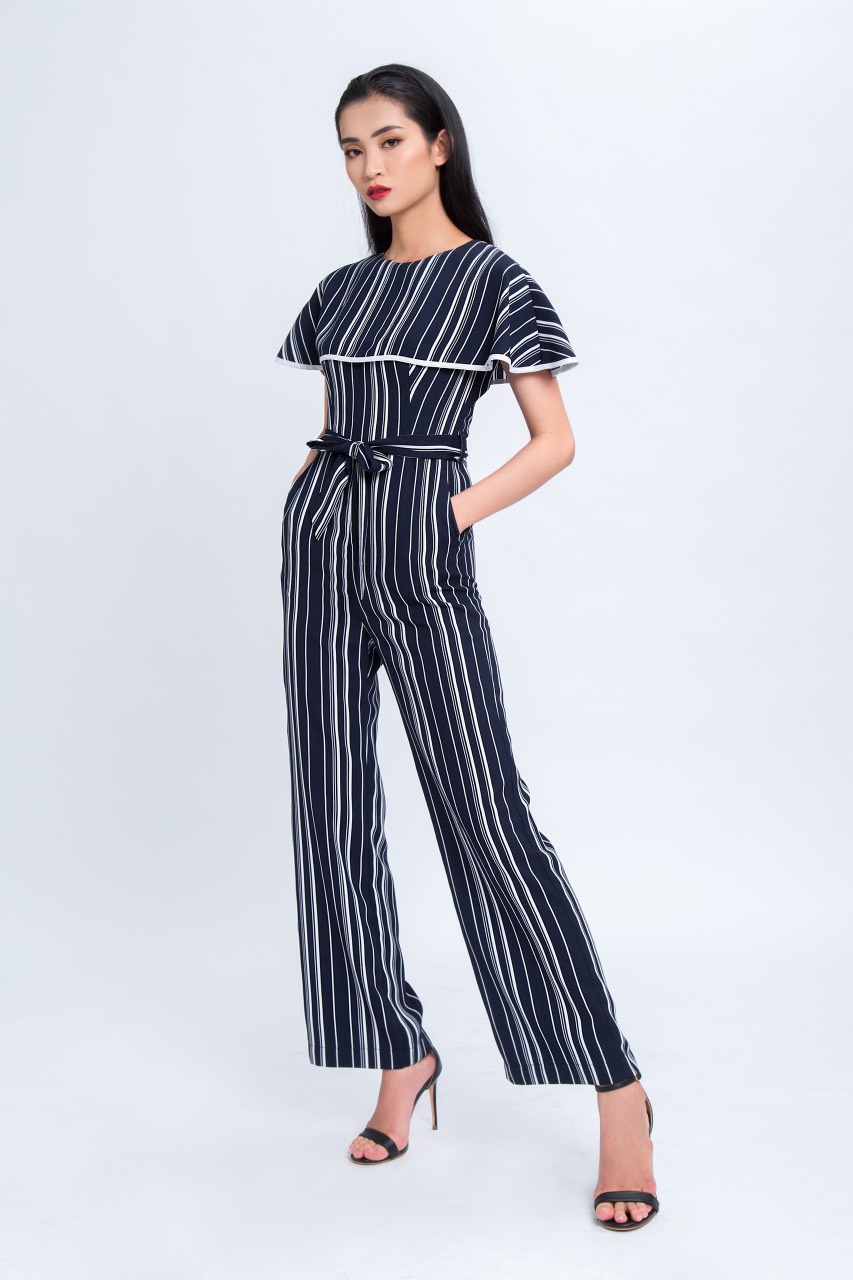 Jumpsuit Ralp Lauren kẻ sọc