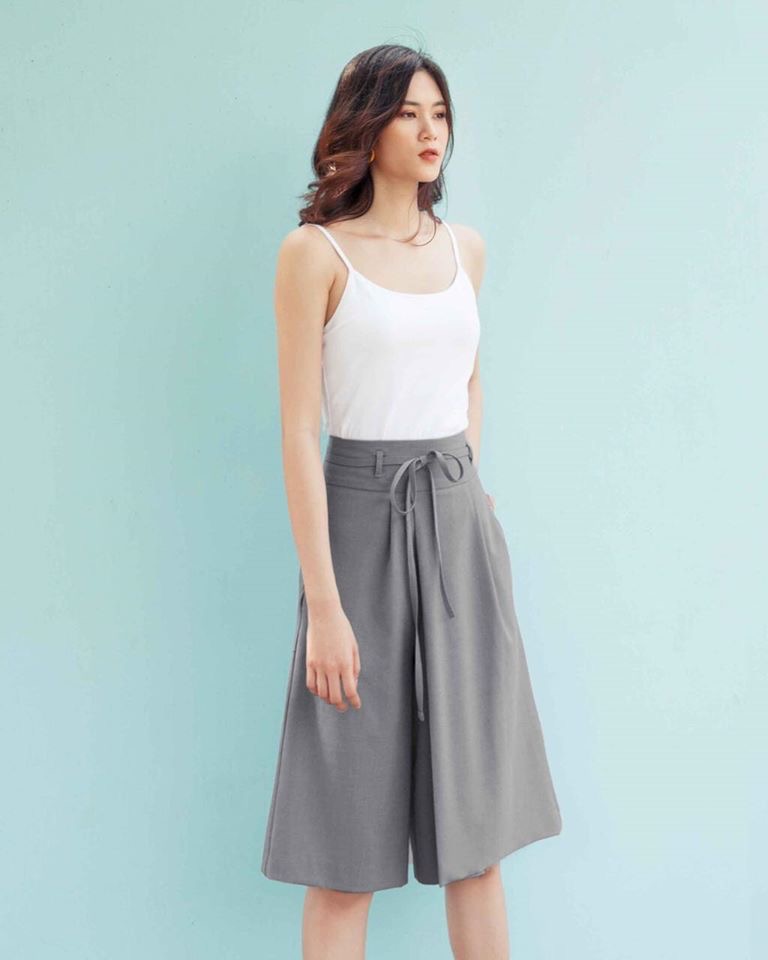 QUẦN CULOTTES ỐNG RỘNG ĐƯỜNG KÍNH 38CM DÁNG LỠ DÀI 63-67CM Vải Lụa Trượt  cao cấp XÒE GIẢ VÁY QUYẾN RŨ quần ống rộng nữ có Big Size 90KG | Lazada.vn