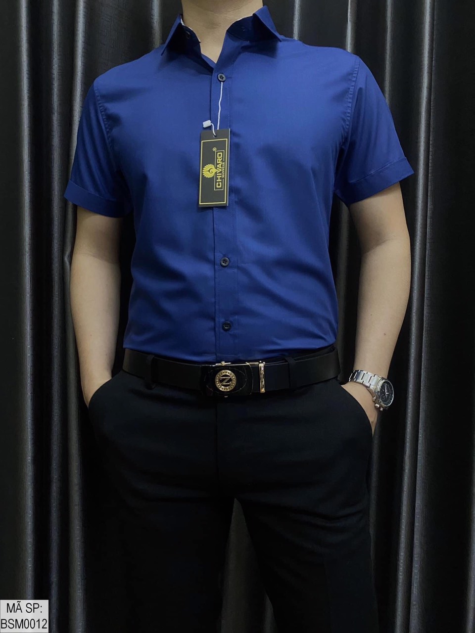 Sơ Mi Nam Tay Ngắn Chivaro