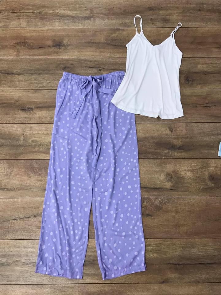 Sét Mặc Nhà Áo 2 Dây Quần Dài F21