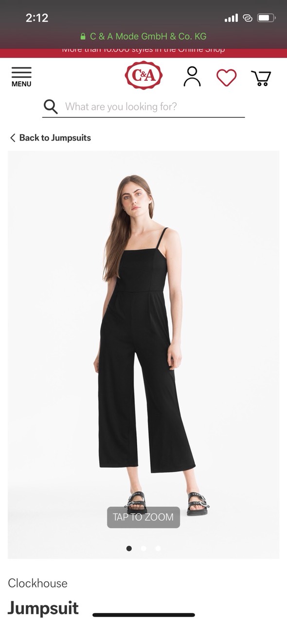 Jumpsuit 2 dây Clokhouse 2 màu