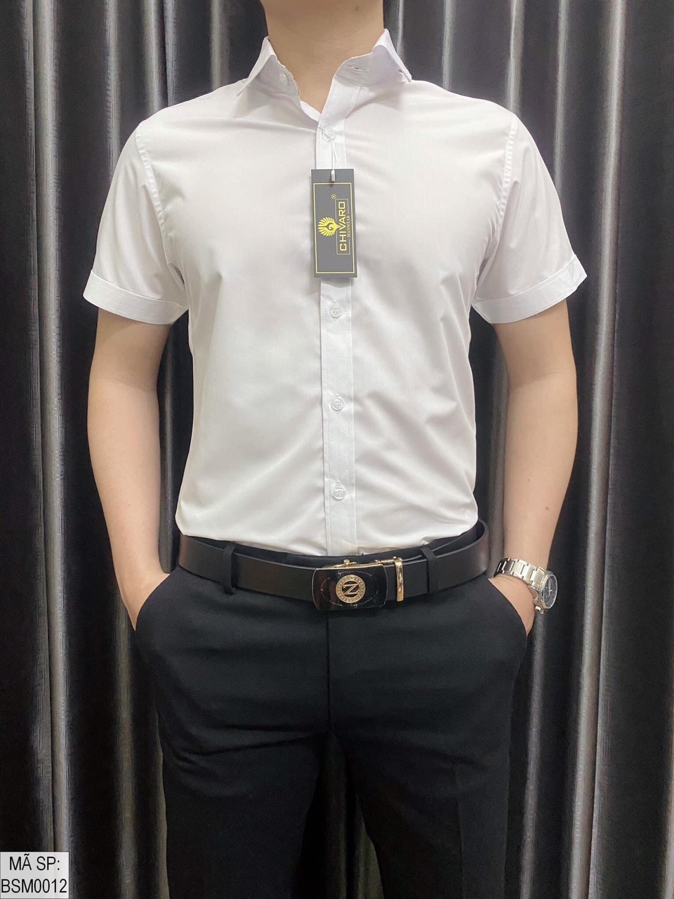 Sơ Mi Nam Tay Ngắn Chivaro