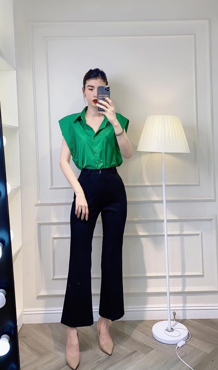 Áo Sơ Mi Doris Kèm Belt