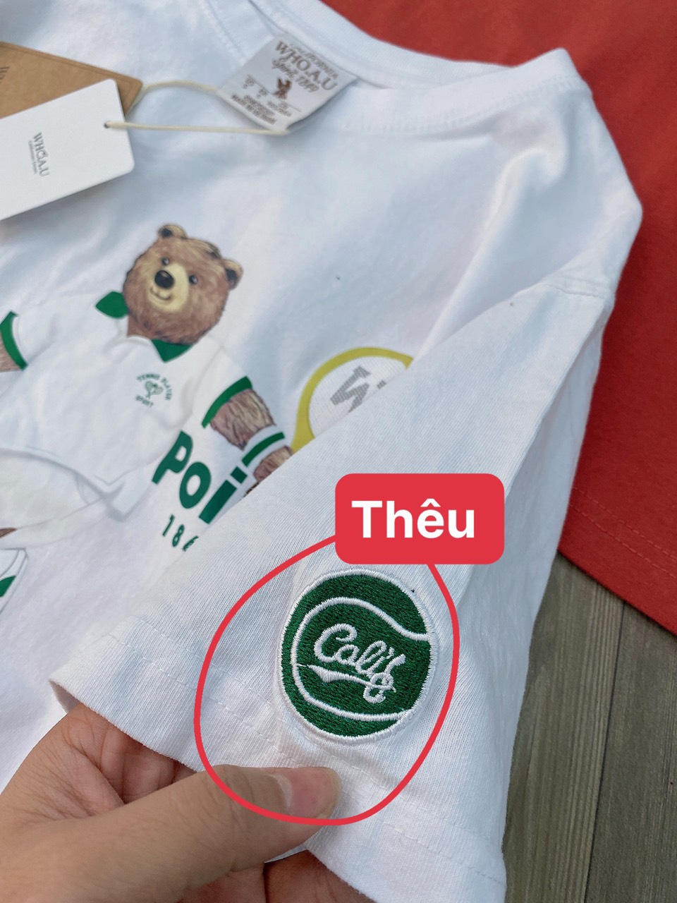 Áo Thun in Gấu Whoau