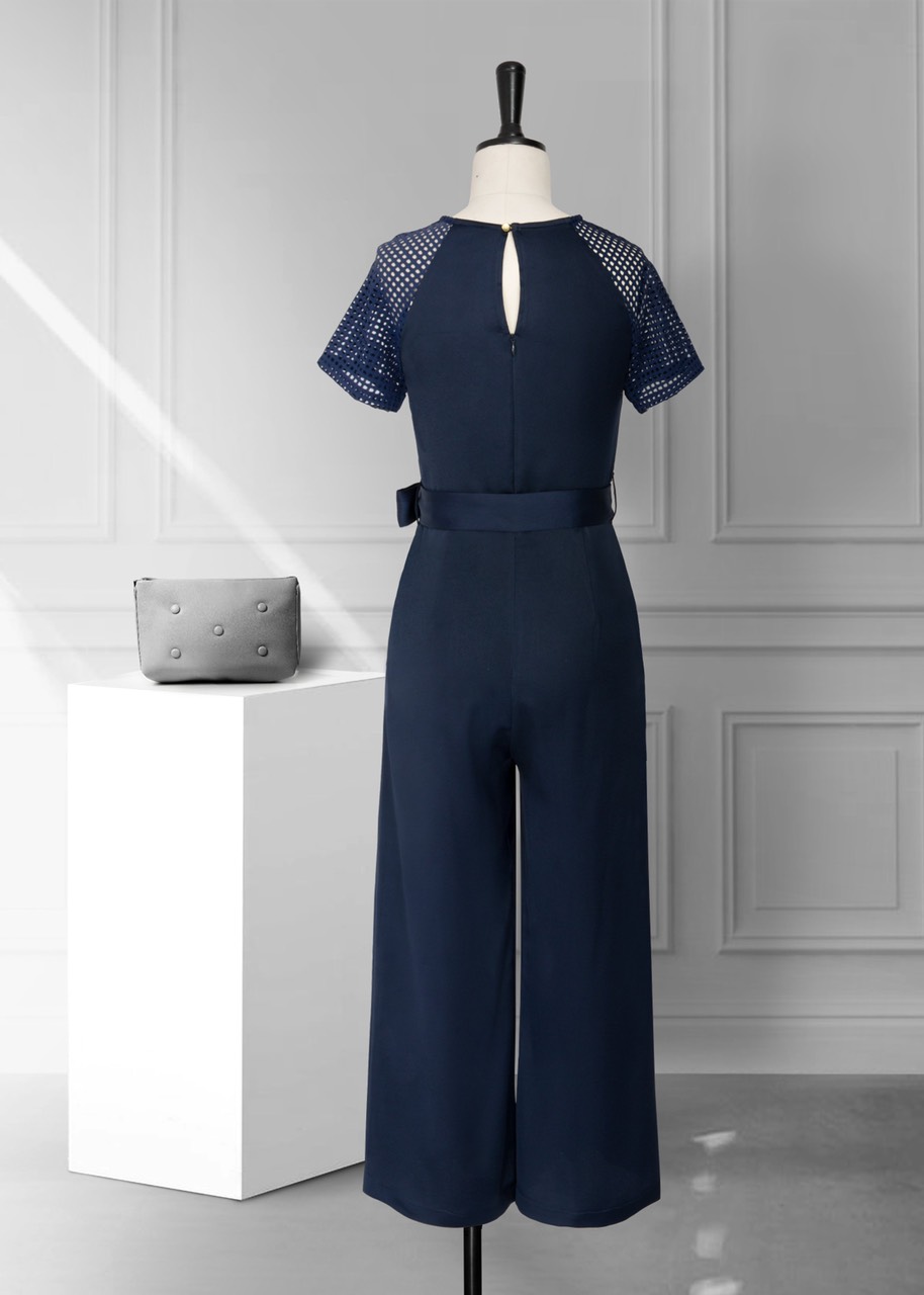 Jumpsuit Warehouse Phối Tay Ren