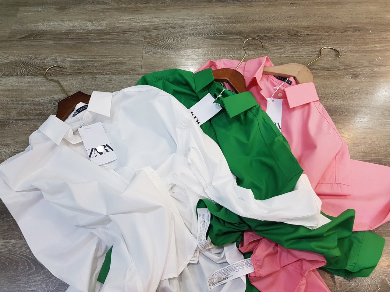 Áo Sơ Mi 3 Màu Zara