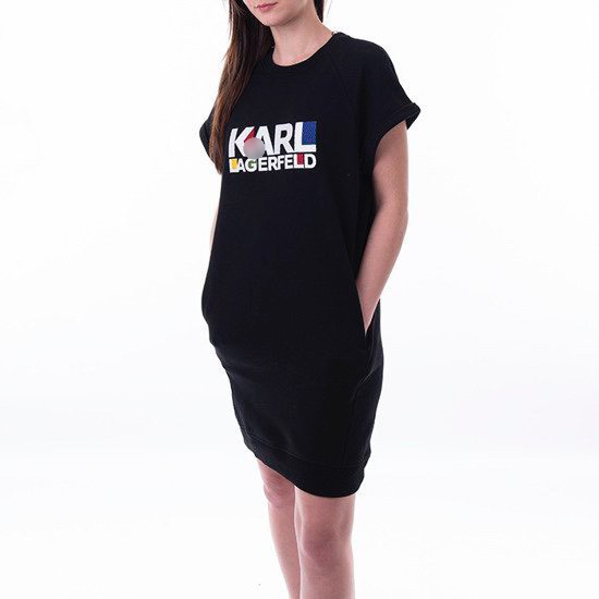 Đầm Thun Bo Gấu Karl