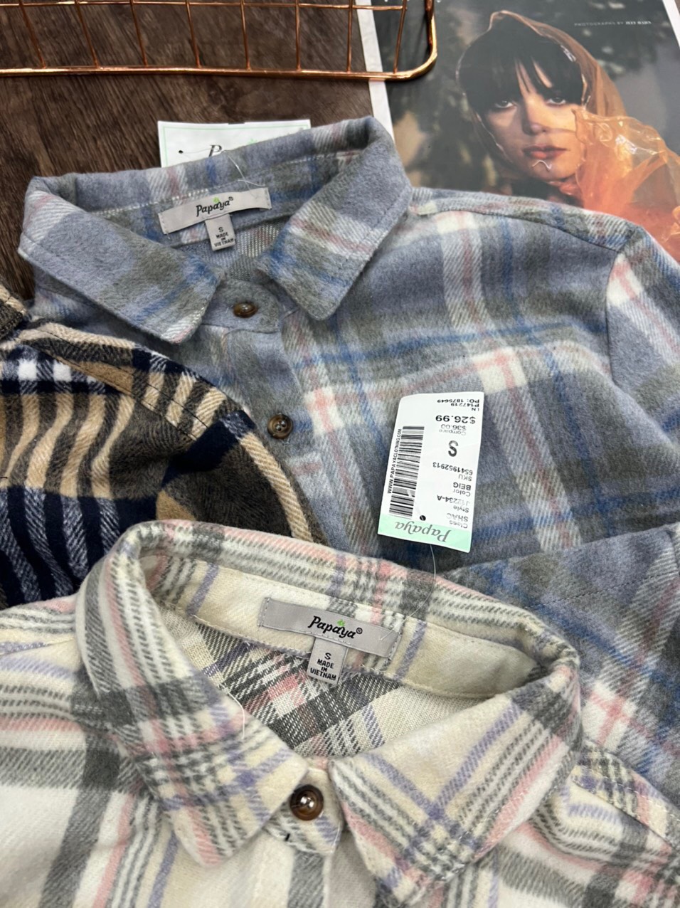 Áo Sơ Mi Dạ Papaya